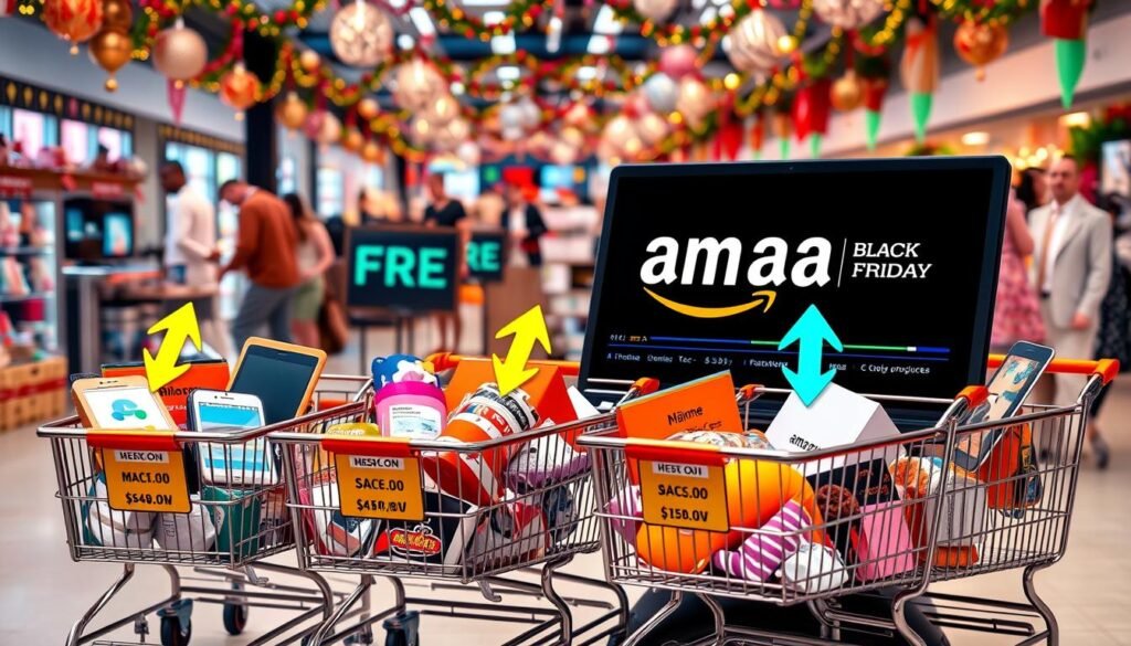 comparação de preços durante Black Friday na Amazon